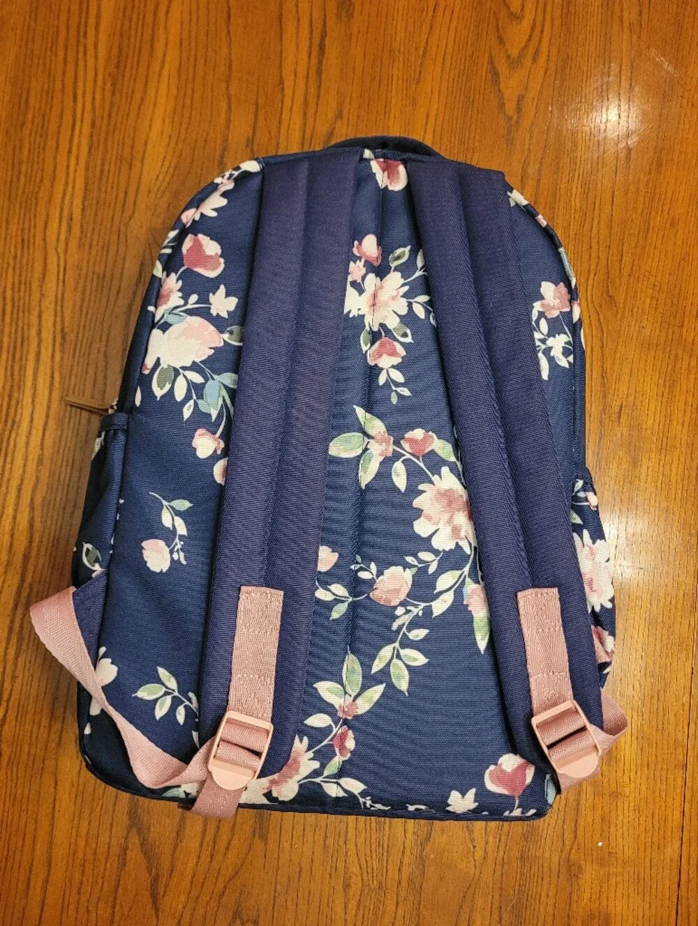 The Children's Place Girls Floral Backpack – Navy & Pink Floral Print – Like New